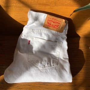 RRL white 501s. 32 x 30